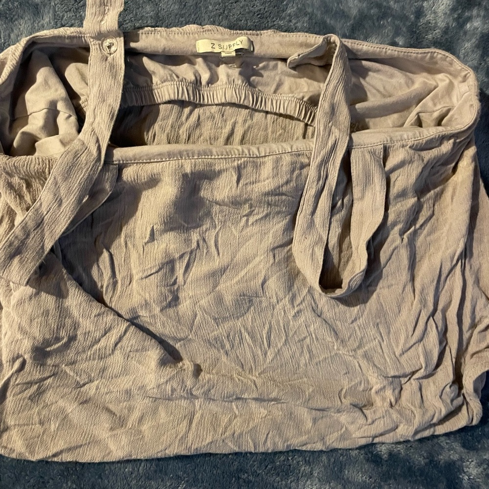 Z Supply Light Taupe Carryall Bag